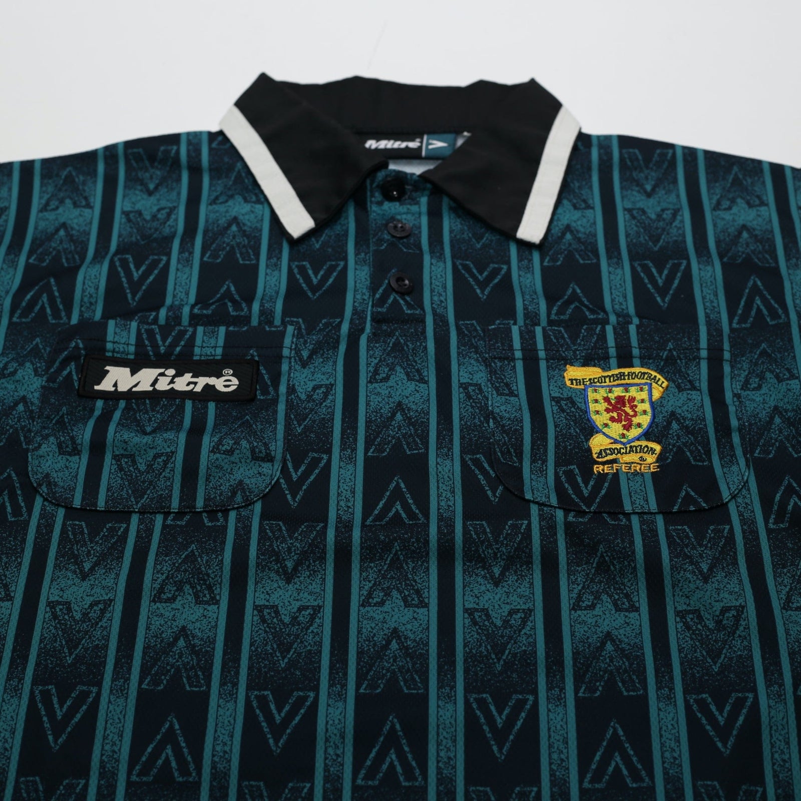 1990's Scotland SFA Vintage Mitre Football Referee Shirt (M)