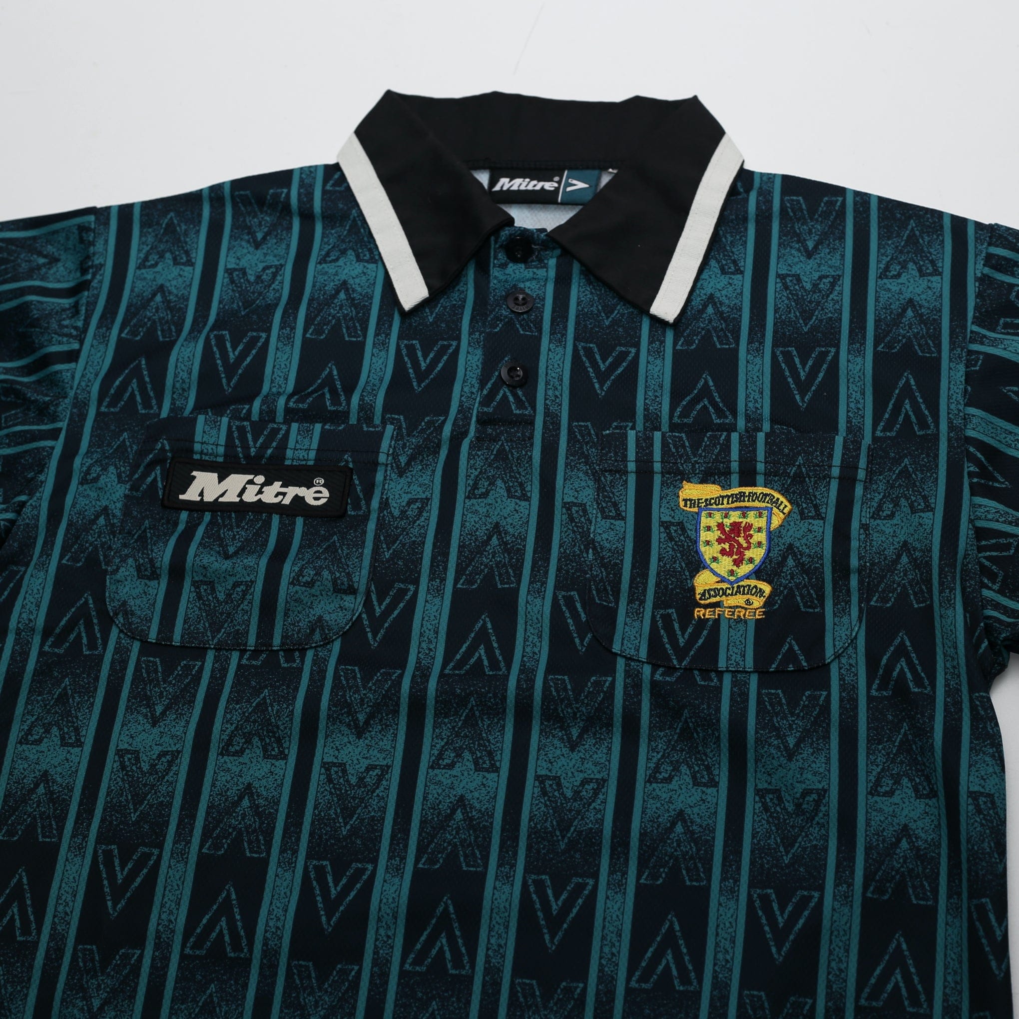 1990's Scotland SFA Vintage Mitre Football Referee Shirt (M)