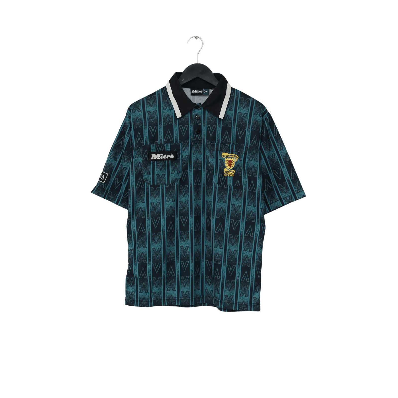 1990's Scotland SFA Vintage Mitre Football Referee Shirt (M)