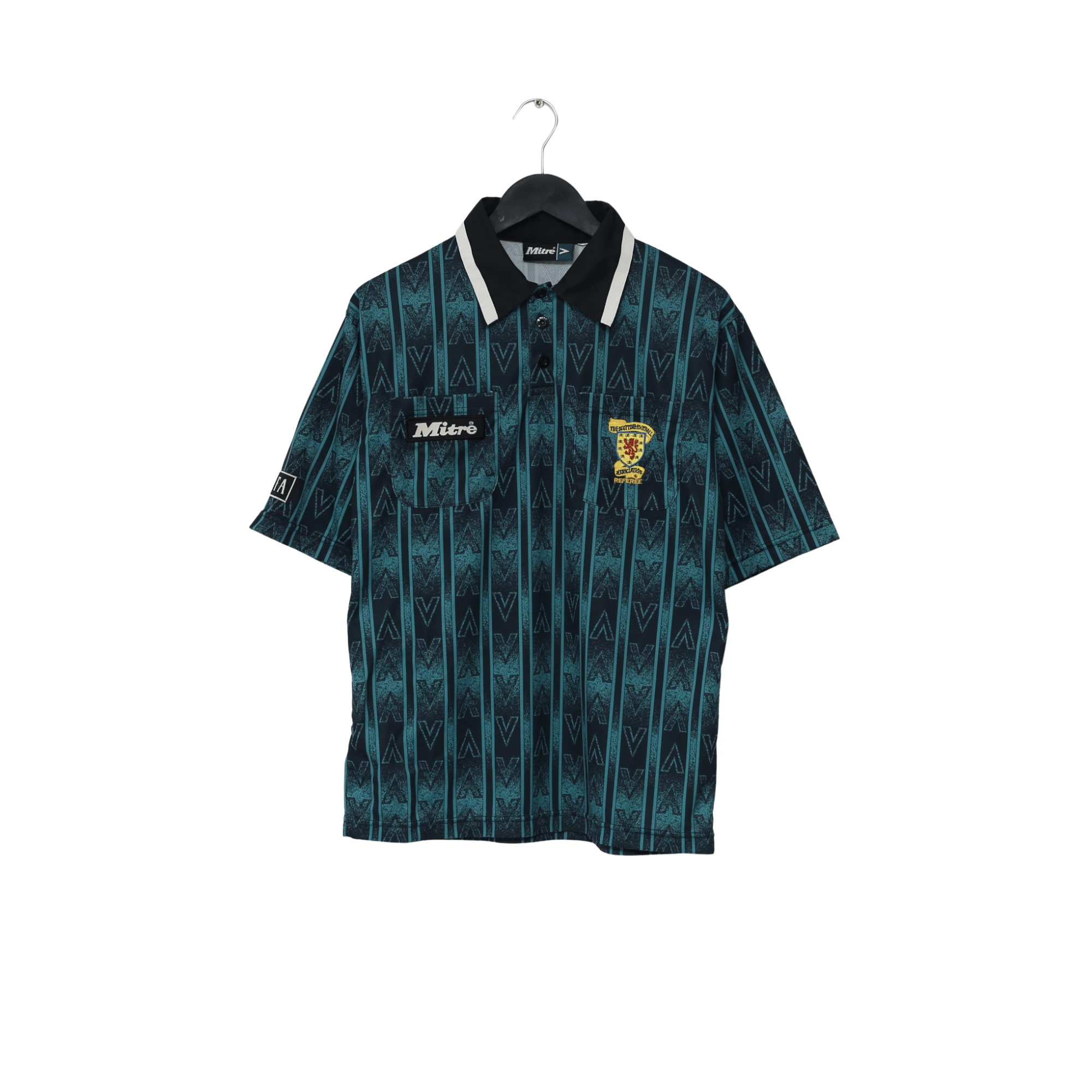 1990's Scotland SFA Vintage Mitre Football Referee Shirt (M)