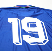 1990 SCHILLACI #19 Italy Vintage Diadora Home Football Shirt Italia 90 (M)