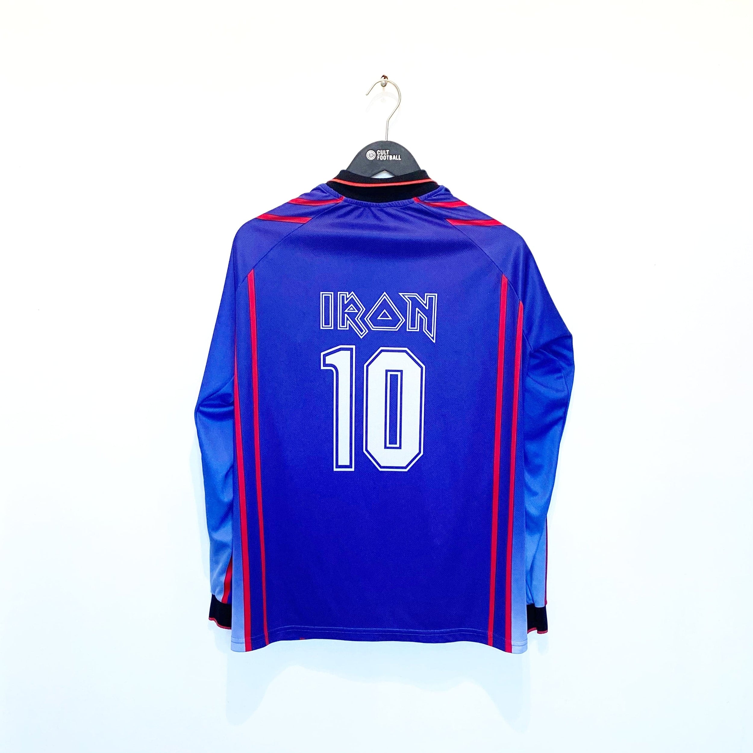 1990s IRON MAIDEN FC Vintage Long Sleeve Football Shirt (L) Possibly 1995