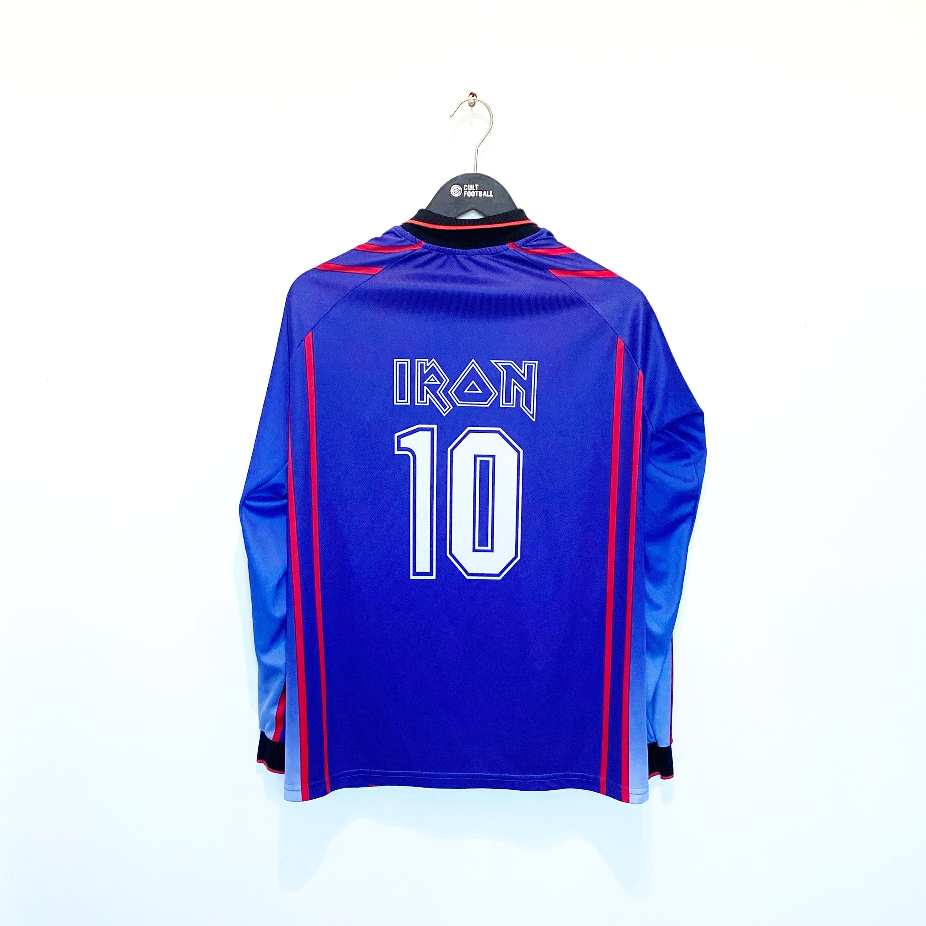 1990s IRON MAIDEN FC Vintage Long Sleeve Football Shirt (L) Possibly 1995