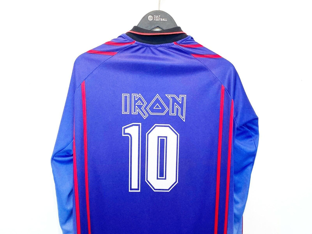 1990s IRON MAIDEN FC Vintage Long Sleeve Football Shirt (L) Possibly 1995