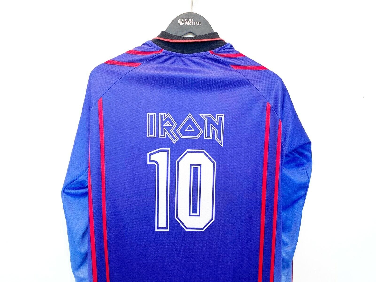 1990s IRON MAIDEN FC Vintage Long Sleeve Football Shirt (L) Possibly 1995