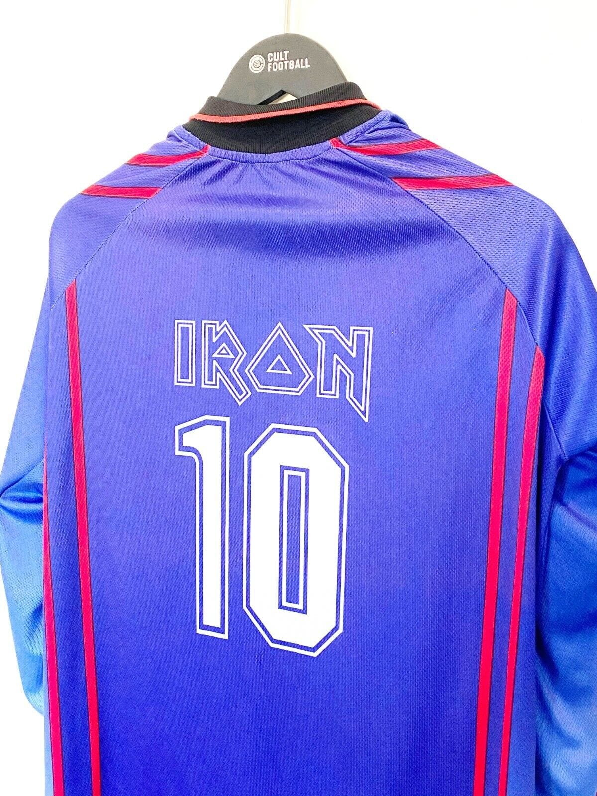 1990s IRON MAIDEN FC Vintage Long Sleeve Football Shirt (L) Possibly 1995