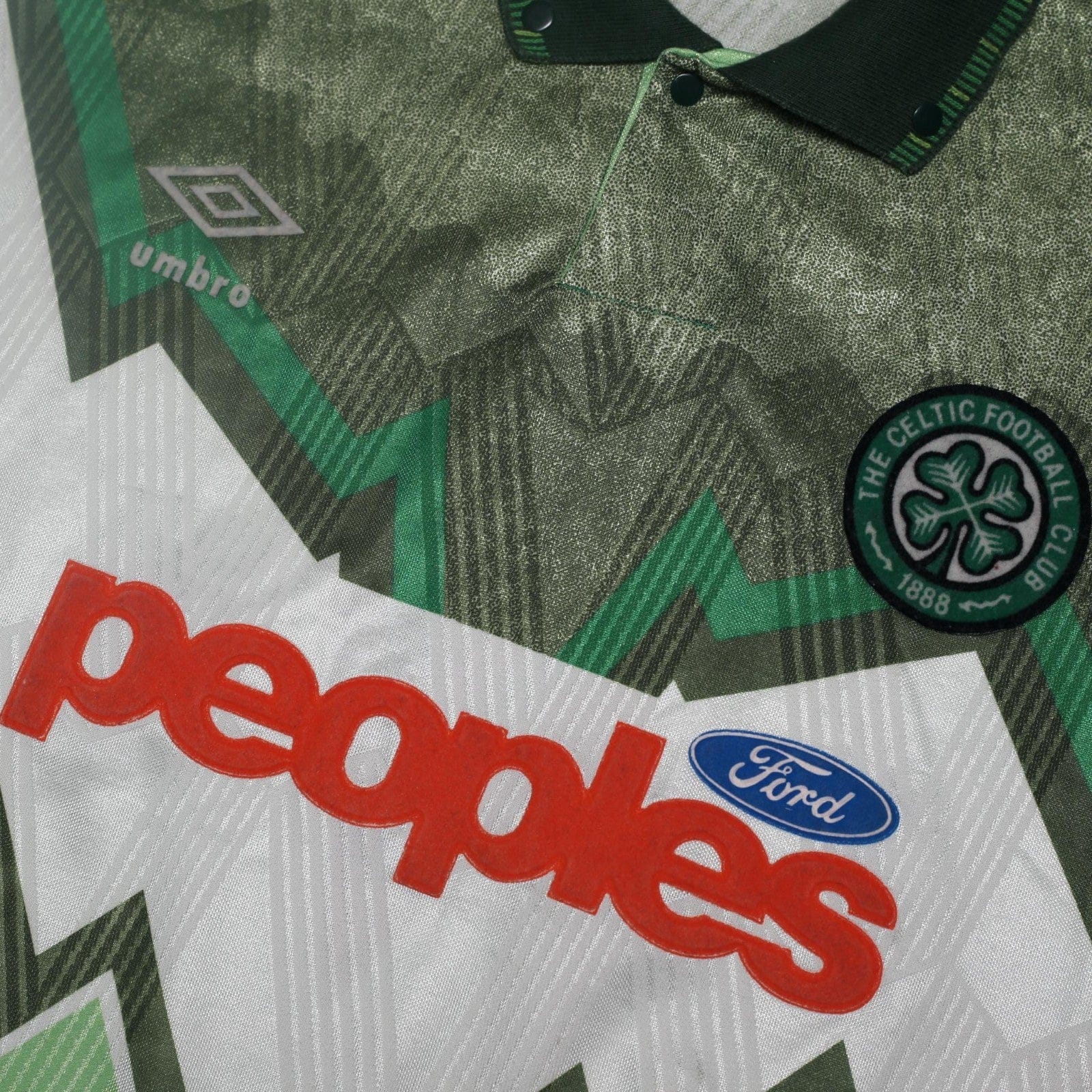 1991/92 Celtic Vintage Umbro Away Football Shirt (XL)