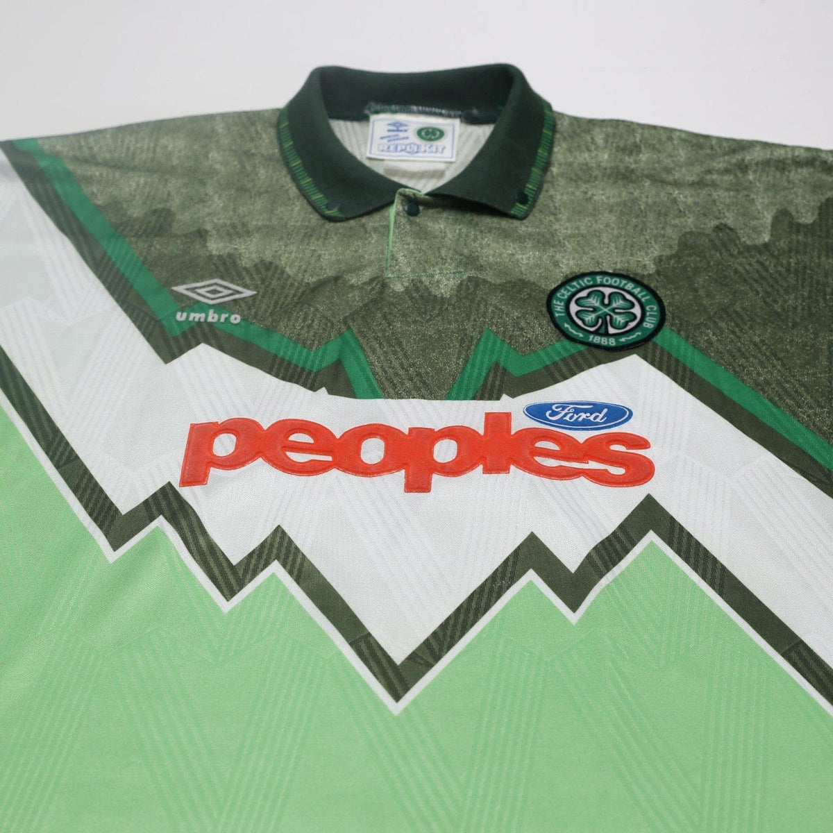 1991/92 Celtic Vintage Umbro Away Football Shirt (XL)