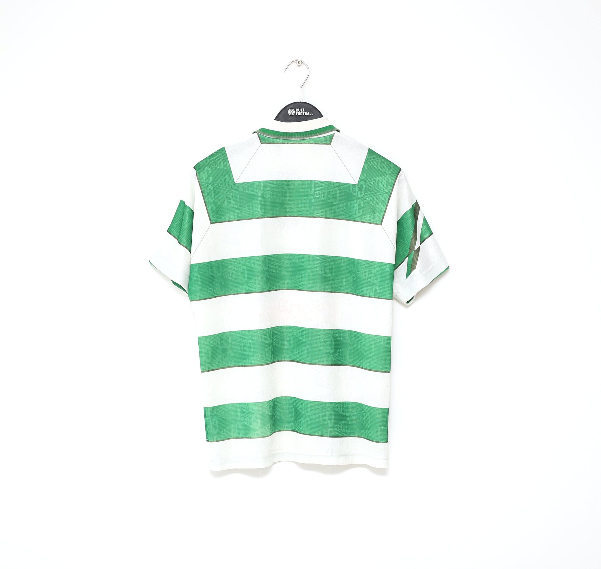 1991/92 CELTIC Vintage Umbro Home Football Shirt Jersey (M) Nicholas Tom Boyd