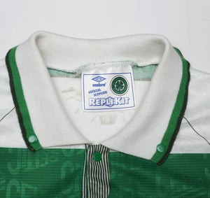 1991/92 CELTIC Vintage Umbro Home Football Shirt (XL)