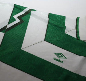 1991/92 CELTIC Vintage Umbro Home Football Shirt (XL)