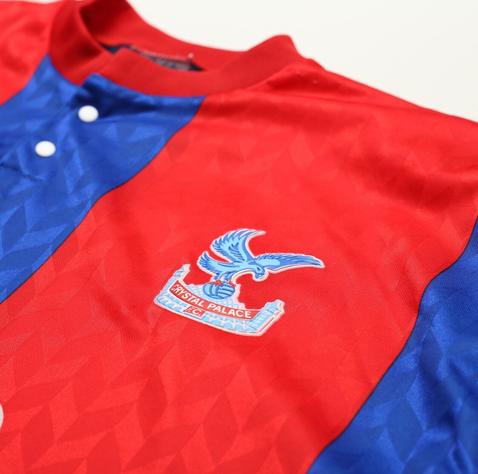 1991/92 CRYSTAL PALACE Vintage Bukta Home Football Shirt Jersey (M) Wright Era