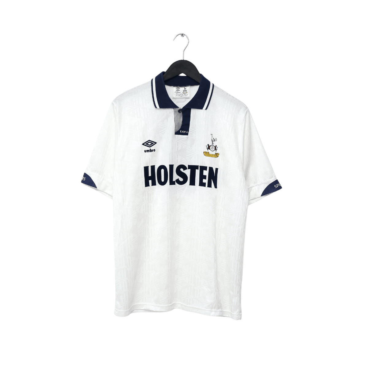 1991/92 GASCOIGNE #8 Tottenham Hotspur Vintage Umbro Home Football Shirt (L)