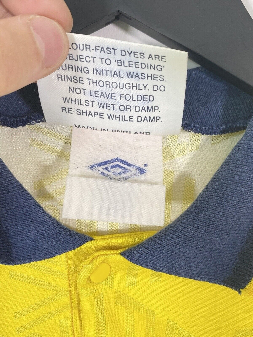 1991/92 LINEKER #10 Tottenham Hotspur Vintage Umbro Away Football Shirt (L)