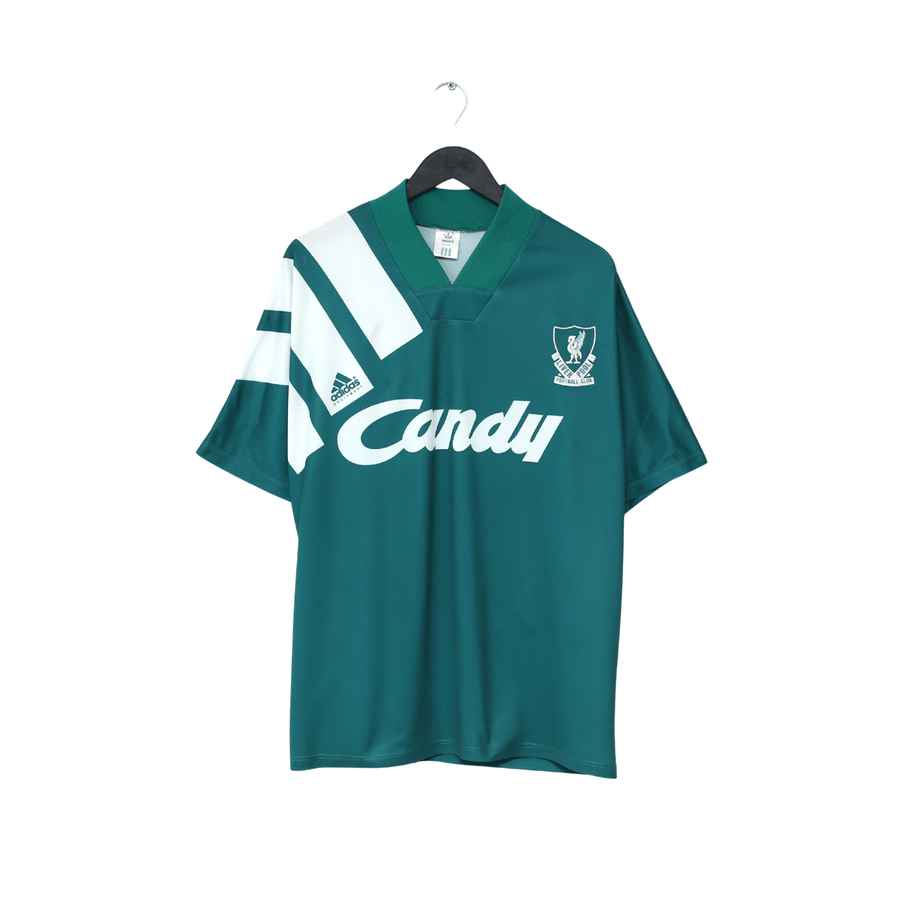 1991/92 LIVERPOOL Vintage adidas Away Football Shirt 42/44 (L) CANDY