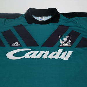 1991/92 Liverpool Vintage adidas Equipment GK Football Shirt 38/40 (M) CANDY
