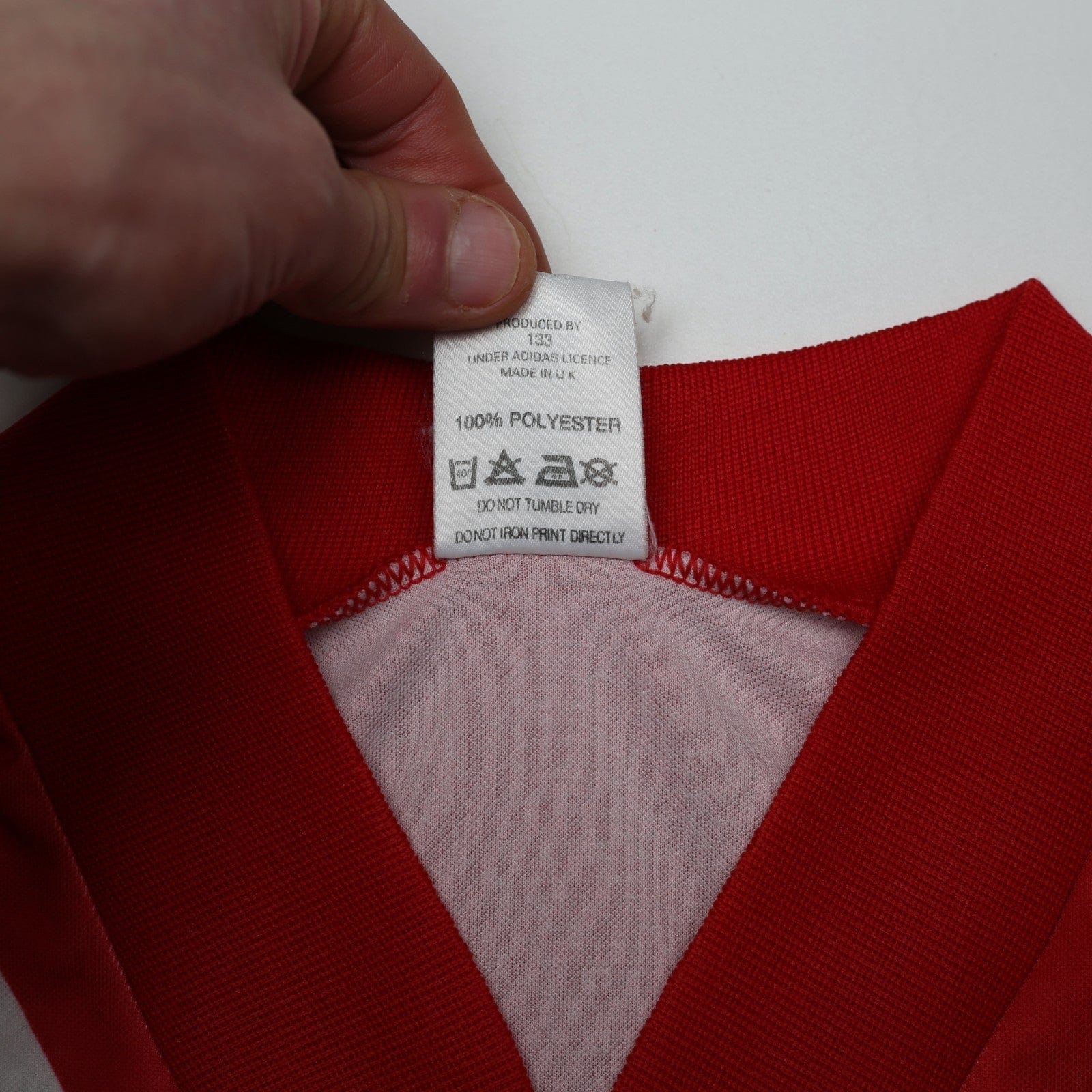 1991/92 Liverpool Vintage adidas Equipment Home Football Shirt 38/40 (M) CANDY