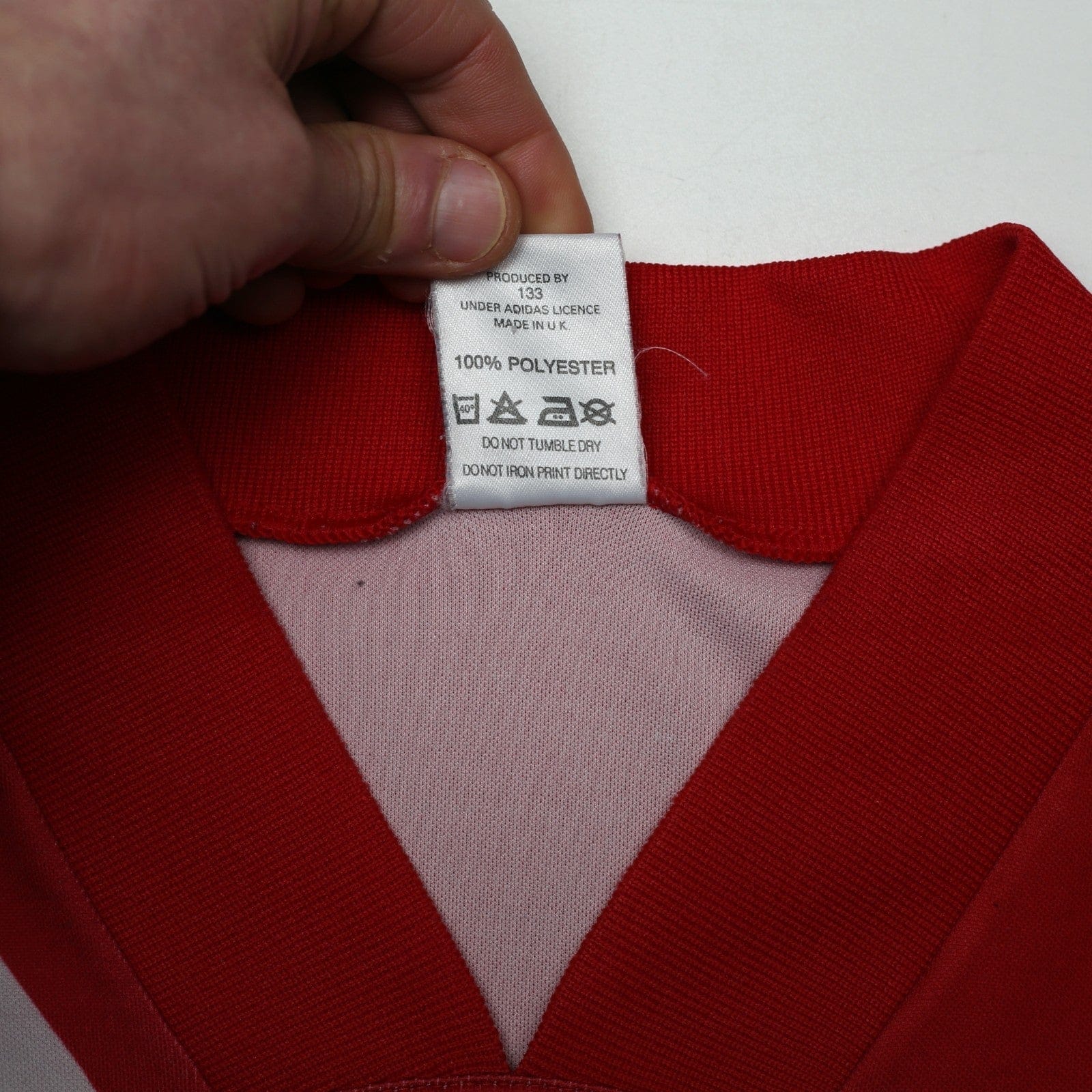 1991/92 Liverpool Vintage adidas Equipment Home Football Shirt 40/42 (L) CANDY