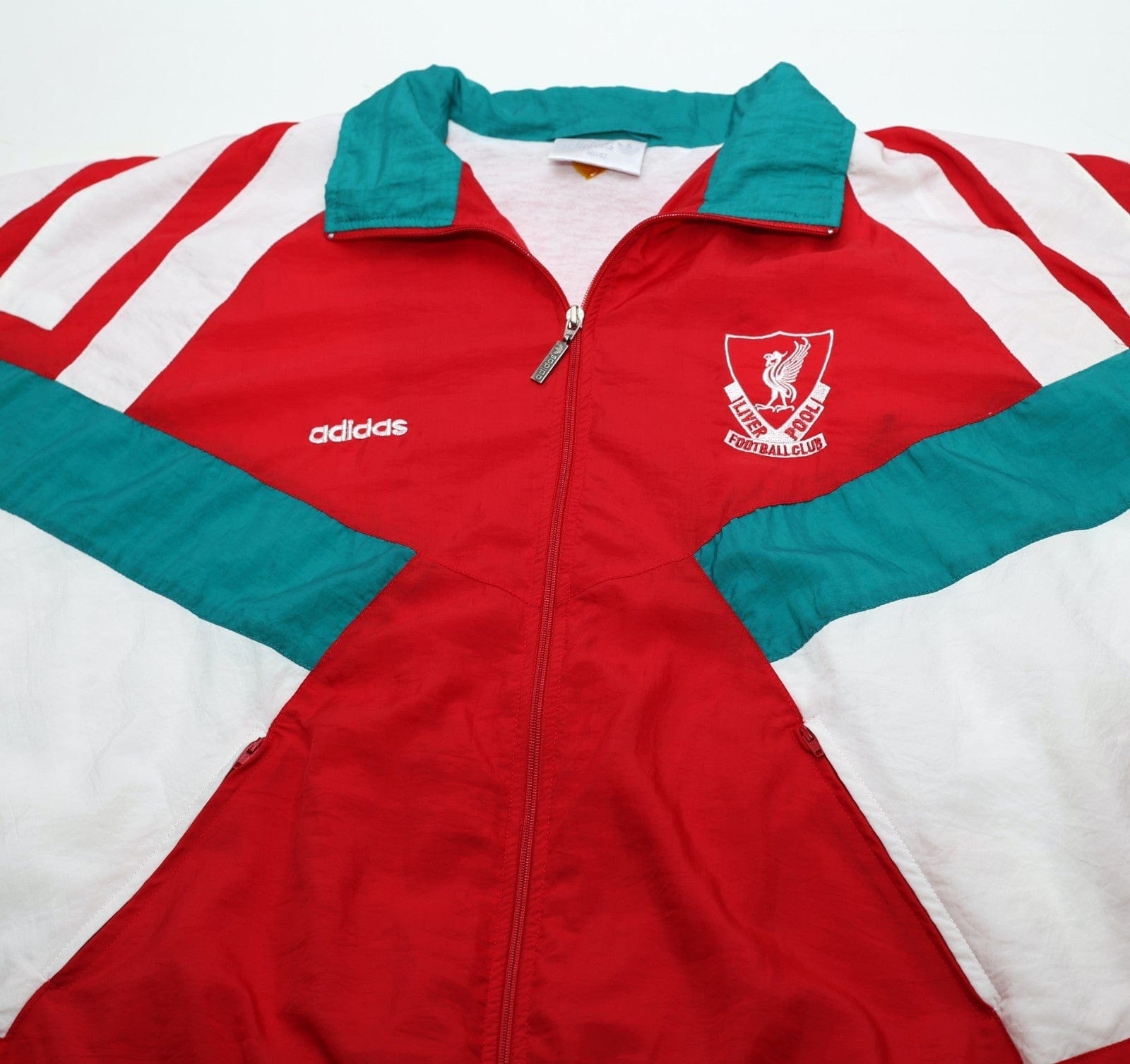 1991/92 LIVERPOOL Vintage adidas Full Football Tracksuit (L/XL) 40/42 MINT