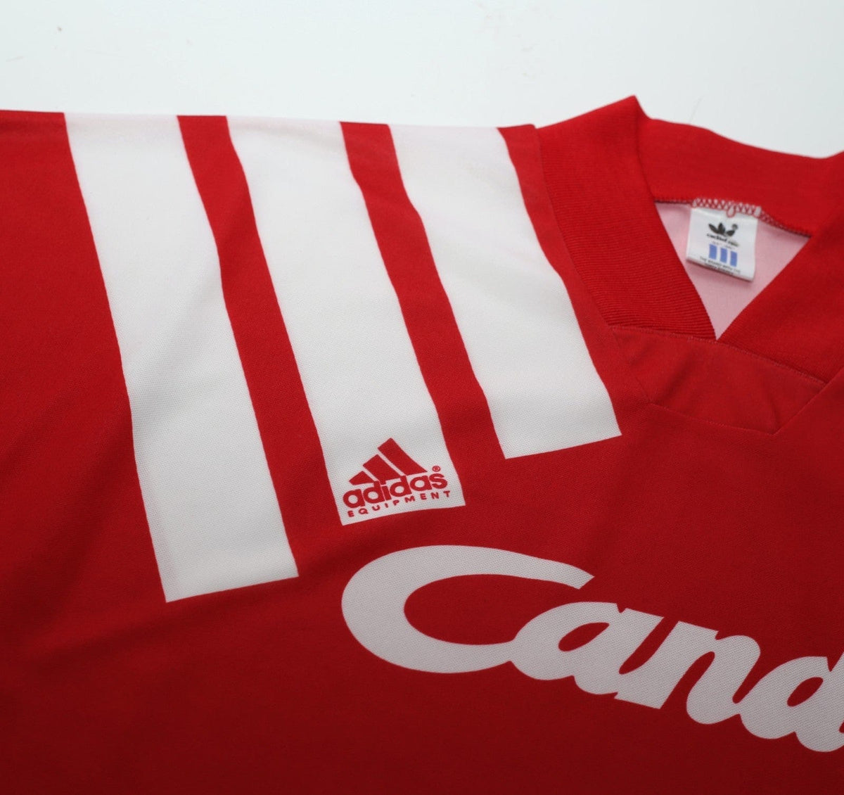 1991/92 LIVERPOOL Vintage adidas Home Football Shirt 34/36 (S) CANDY