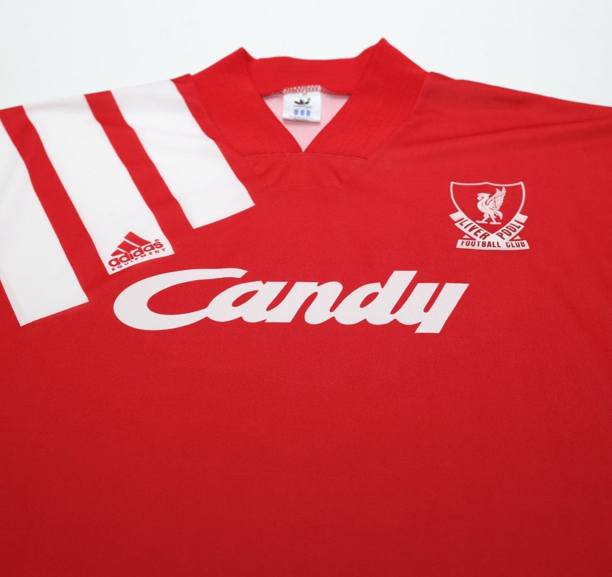 1991/92 LIVERPOOL Vintage adidas Home Football Shirt 34/36 (S) CANDY