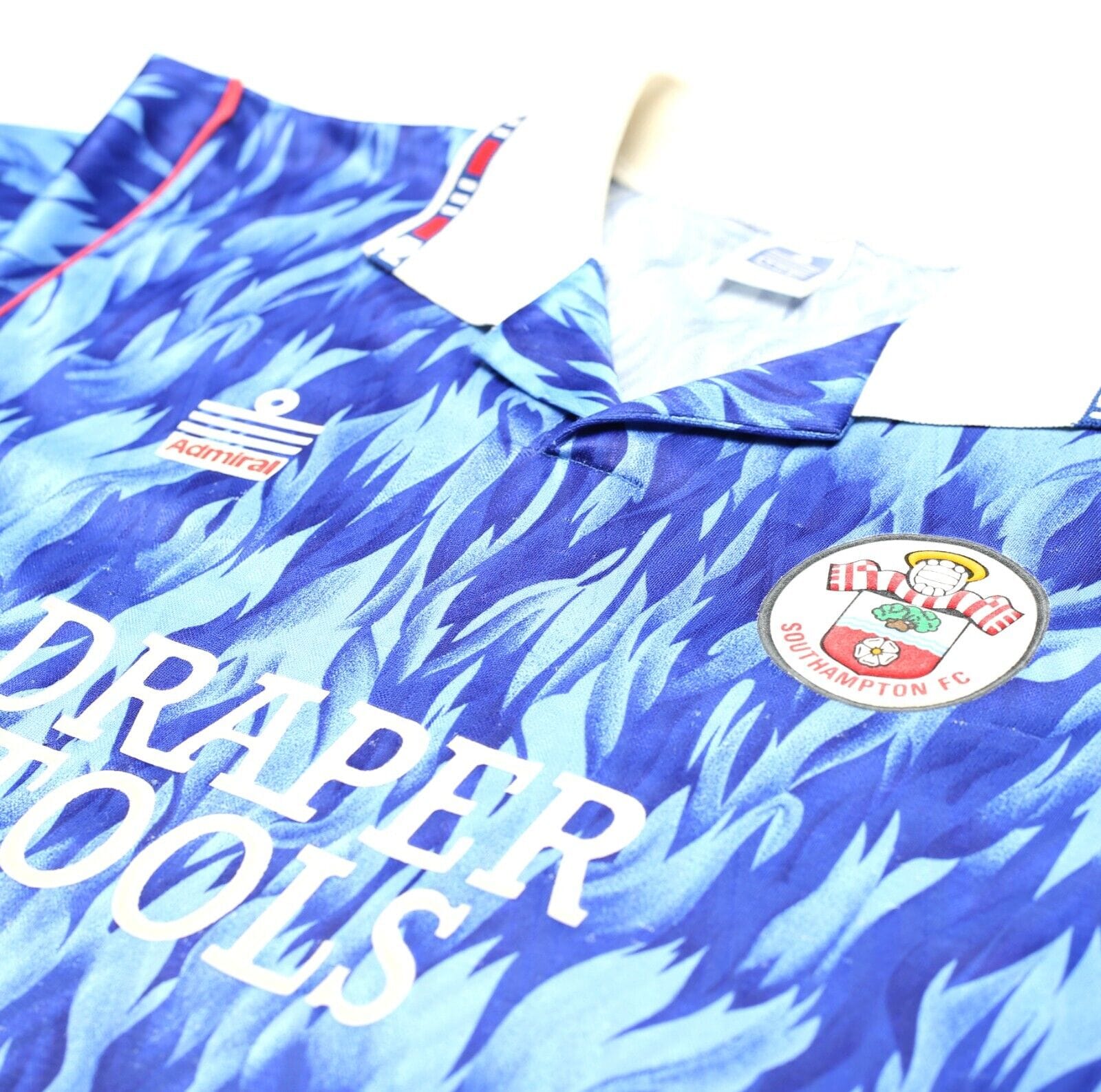 1991/92 SOUTHAMPTON Vintage Admiral Away Football Shirt (L) Shearer Le Tissier