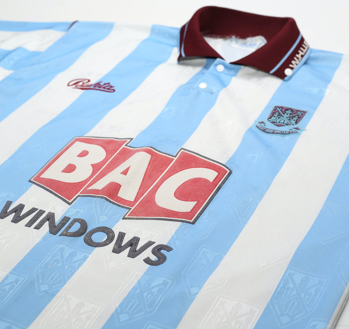 1991/92 WEST HAM UNITED Vintage Bukta Away Football Shirt (L) 42/44