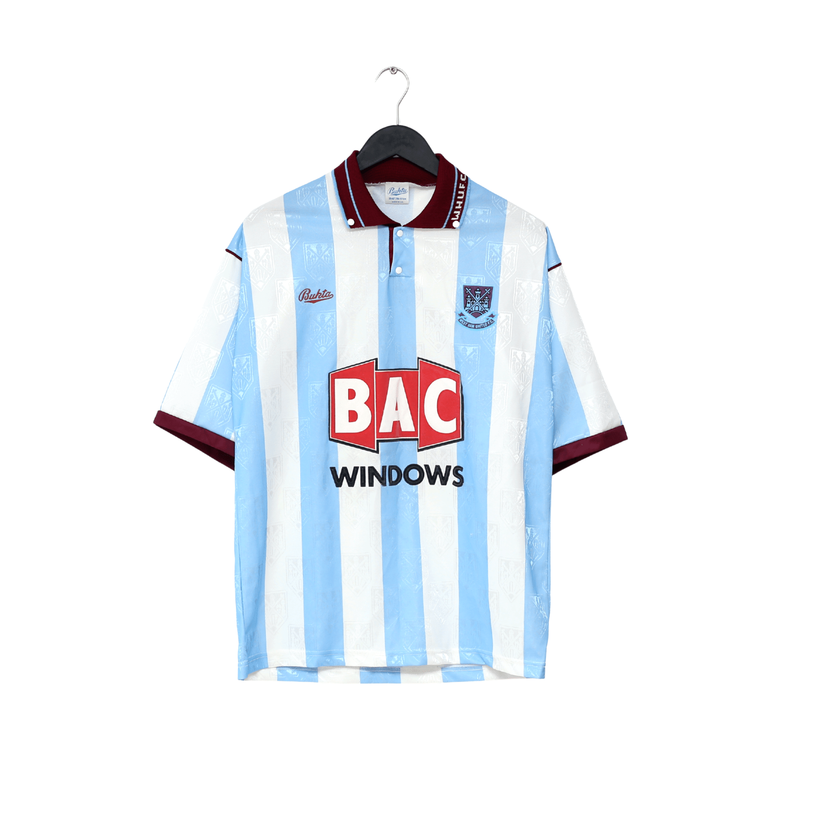 大人の上質  1991/92 WEST HAM UNITED Vintage Bukta Away Football Shirt (M ウェア