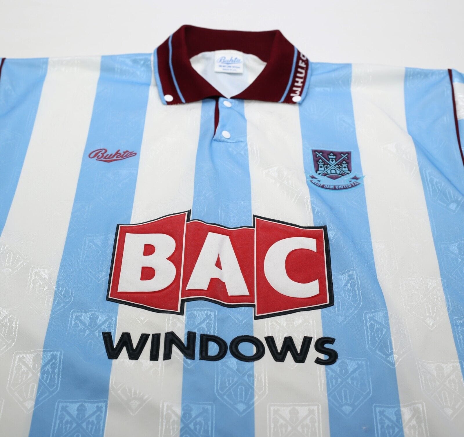 1991/92 WEST HAM UNITED Vintage Bukta Away Football Shirt (M) 38/40