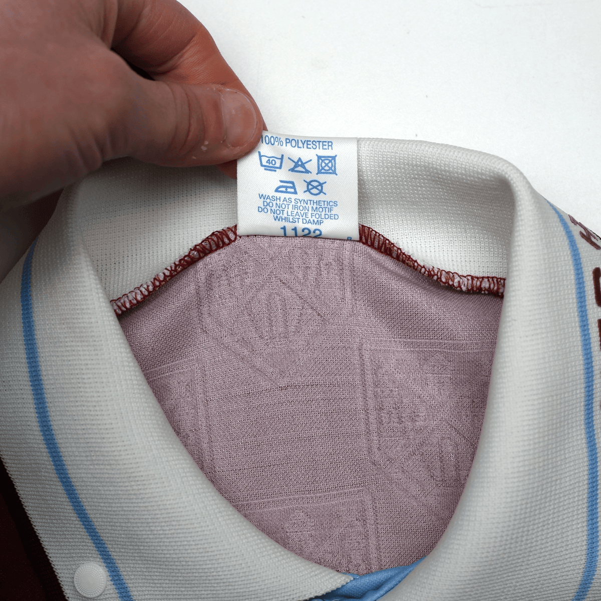 1991/92 WEST HAM UNITED Vintage Bukta Home Football Shirt (S) 34/36