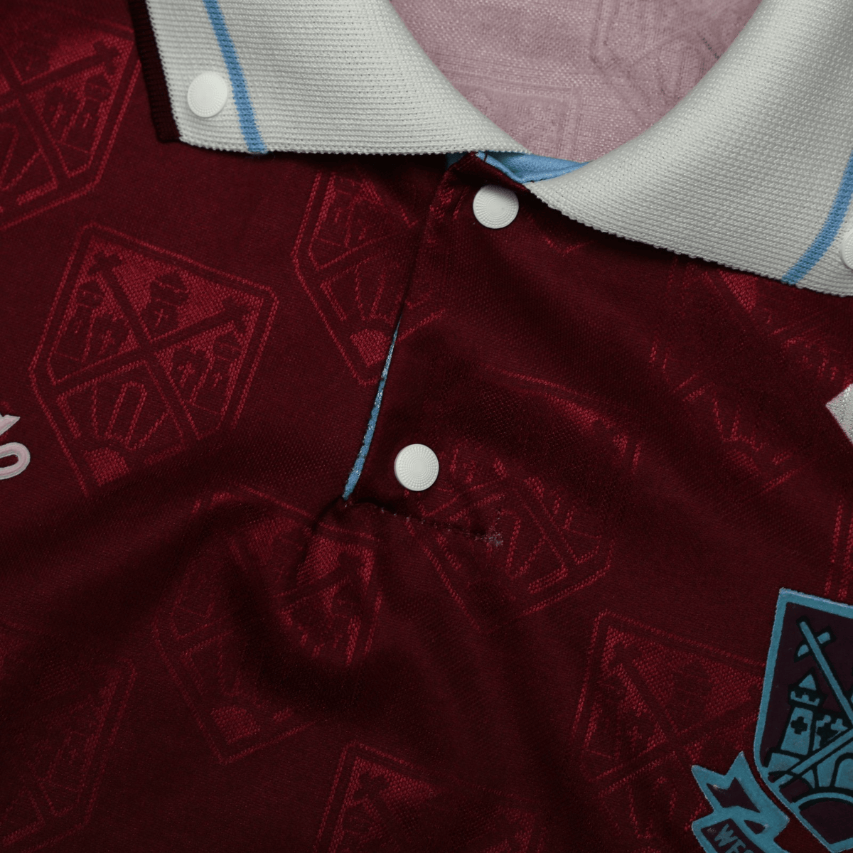 1991/92 WEST HAM UNITED Vintage Bukta Home Football Shirt (S) 34/36