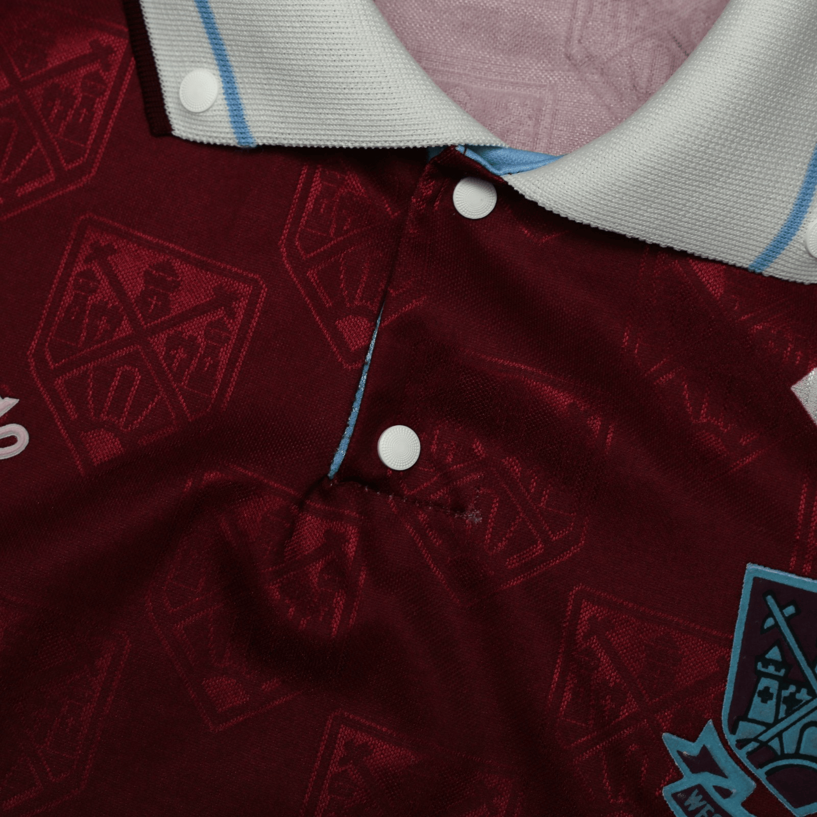 1991/92 WEST HAM UNITED Vintage Bukta Home Football Shirt (S) 34/36