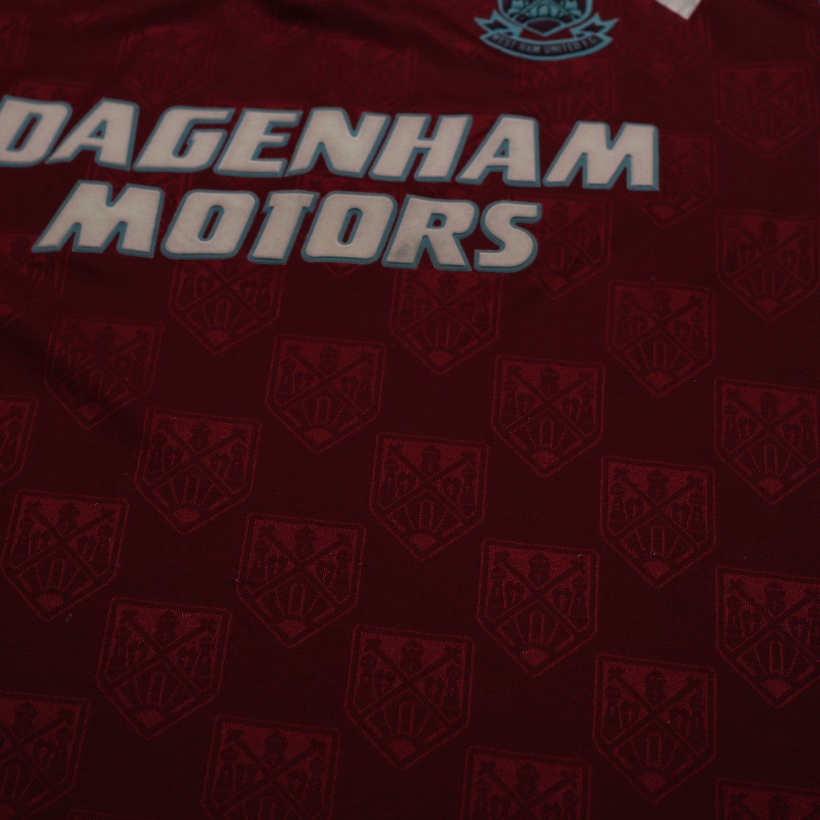 1991/92 WEST HAM UNITED Vintage Bukta Home Football Shirt (S) 34/36
