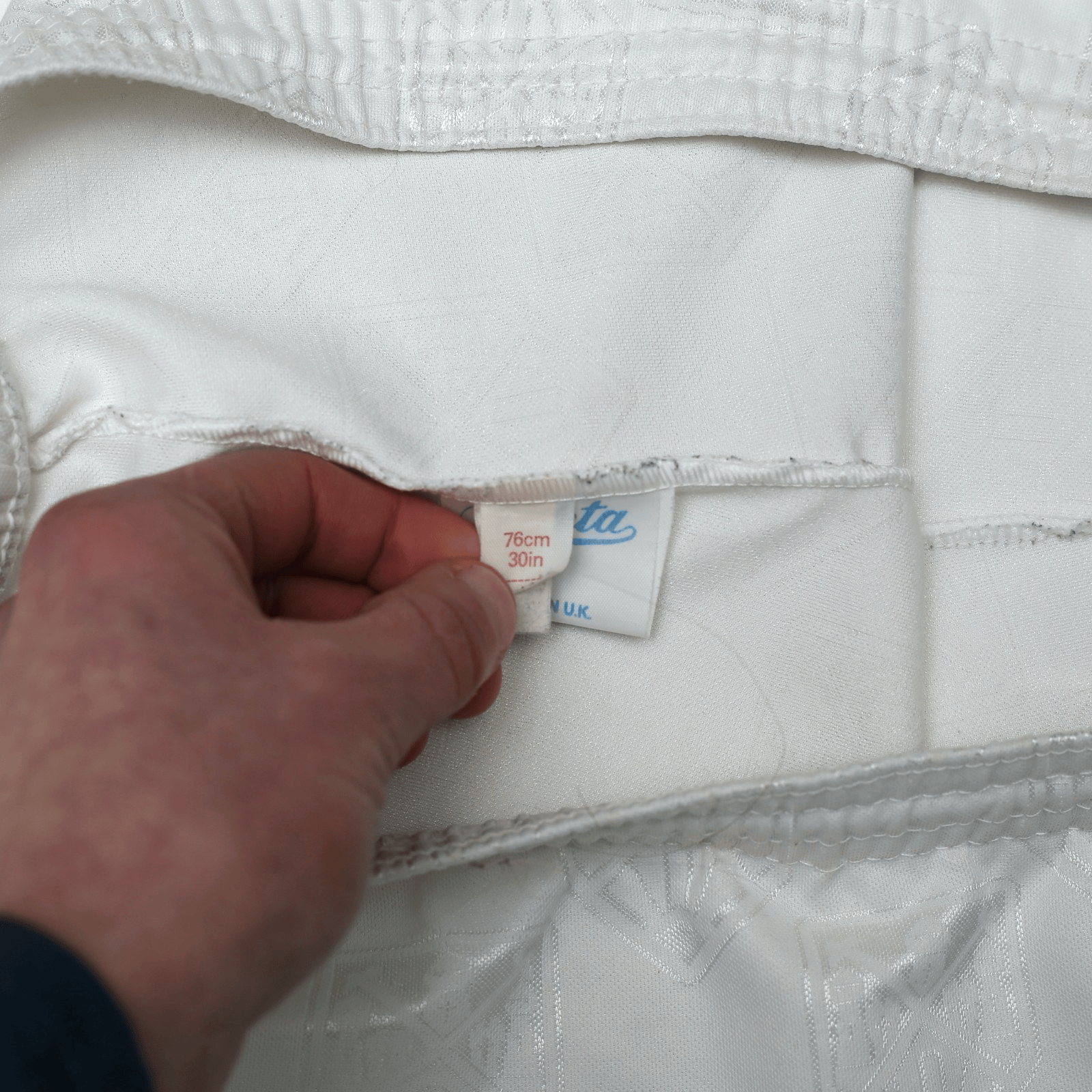 1991/92 West Ham United Vintage Bukta Home Football Shorts 30" Waist