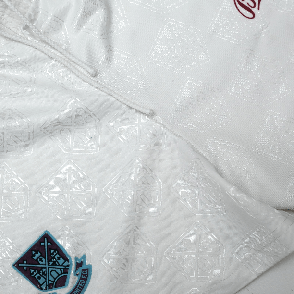 1991/92 West Ham United Vintage Bukta Home Football Shorts 30" Waist