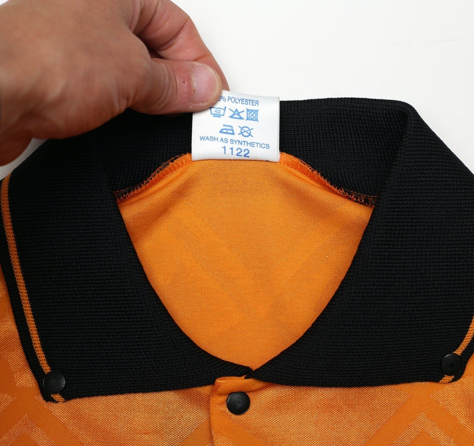 1991/92 WOLVERHAMPTON WANDERERS Vintage Bukta Home Football Shirt (M) SIGNED