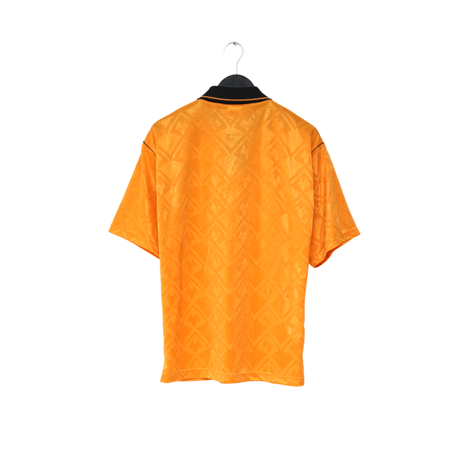 1991/92 WOLVERHAMPTON WANDERERS Vintage Bukta Home Football Shirt (M) SIGNED