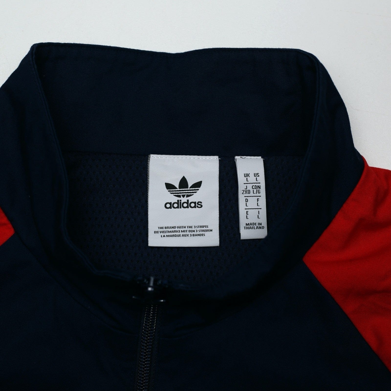 1991/93 Arsenal adidas Originals 1/4 Zip Football Track Top Jacket (L) Drill Top