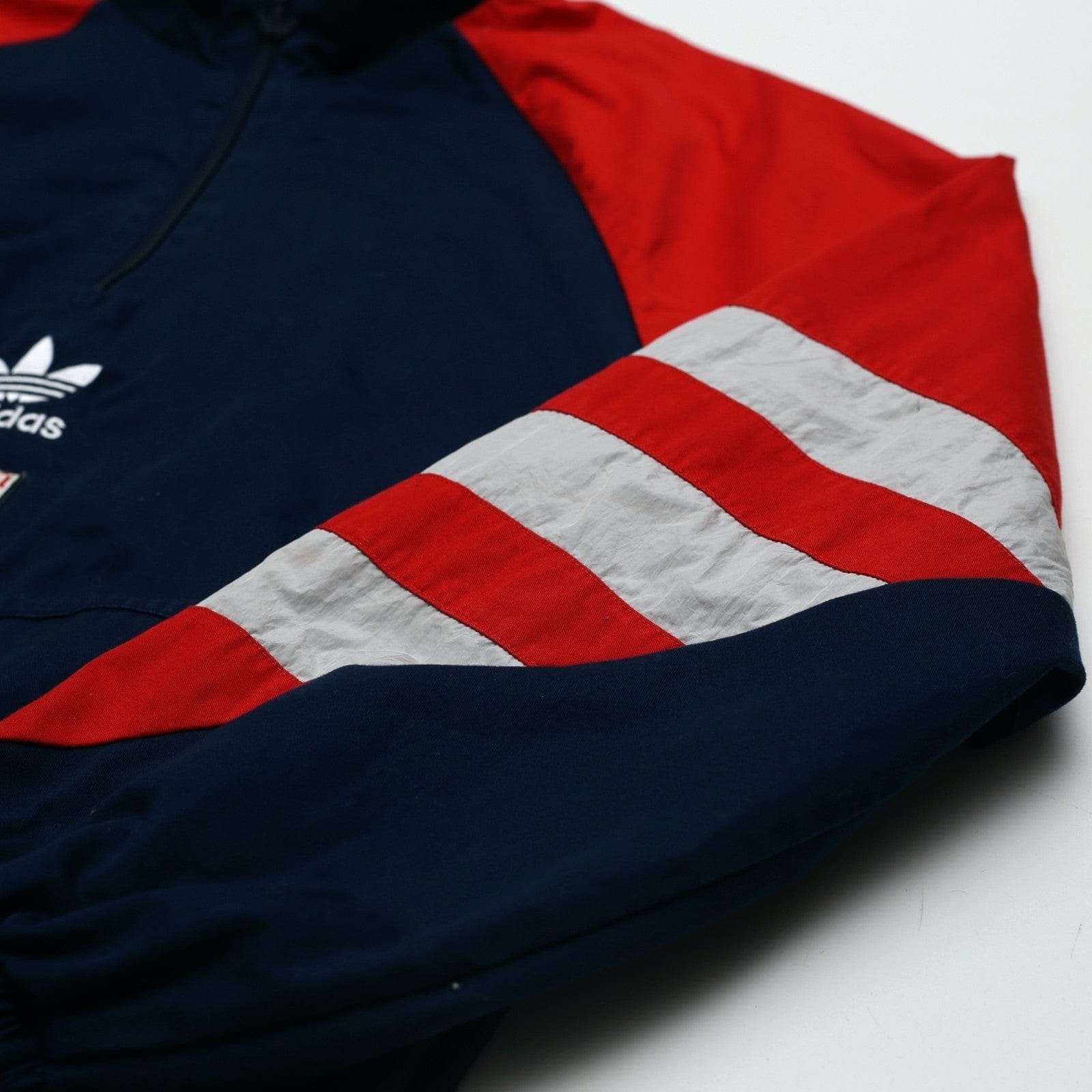 1991/93 Arsenal adidas Originals 1/4 Zip Football Track Top Jacket (M) Drill Top