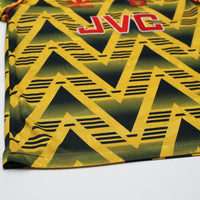 1991/93 Arsenal Retro adidas Originals Bruised Banana Away Football Shirt (S)
