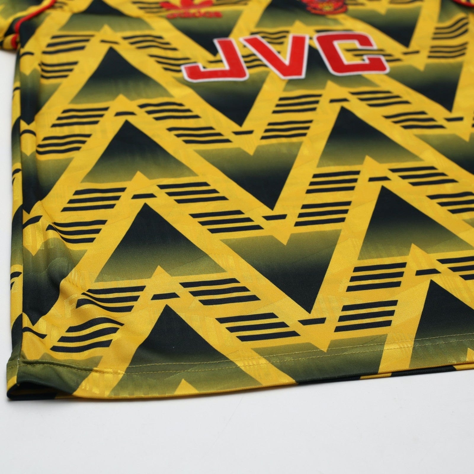 1991/93 Arsenal Retro adidas Originals Bruised Banana Away Football Shirt (S)