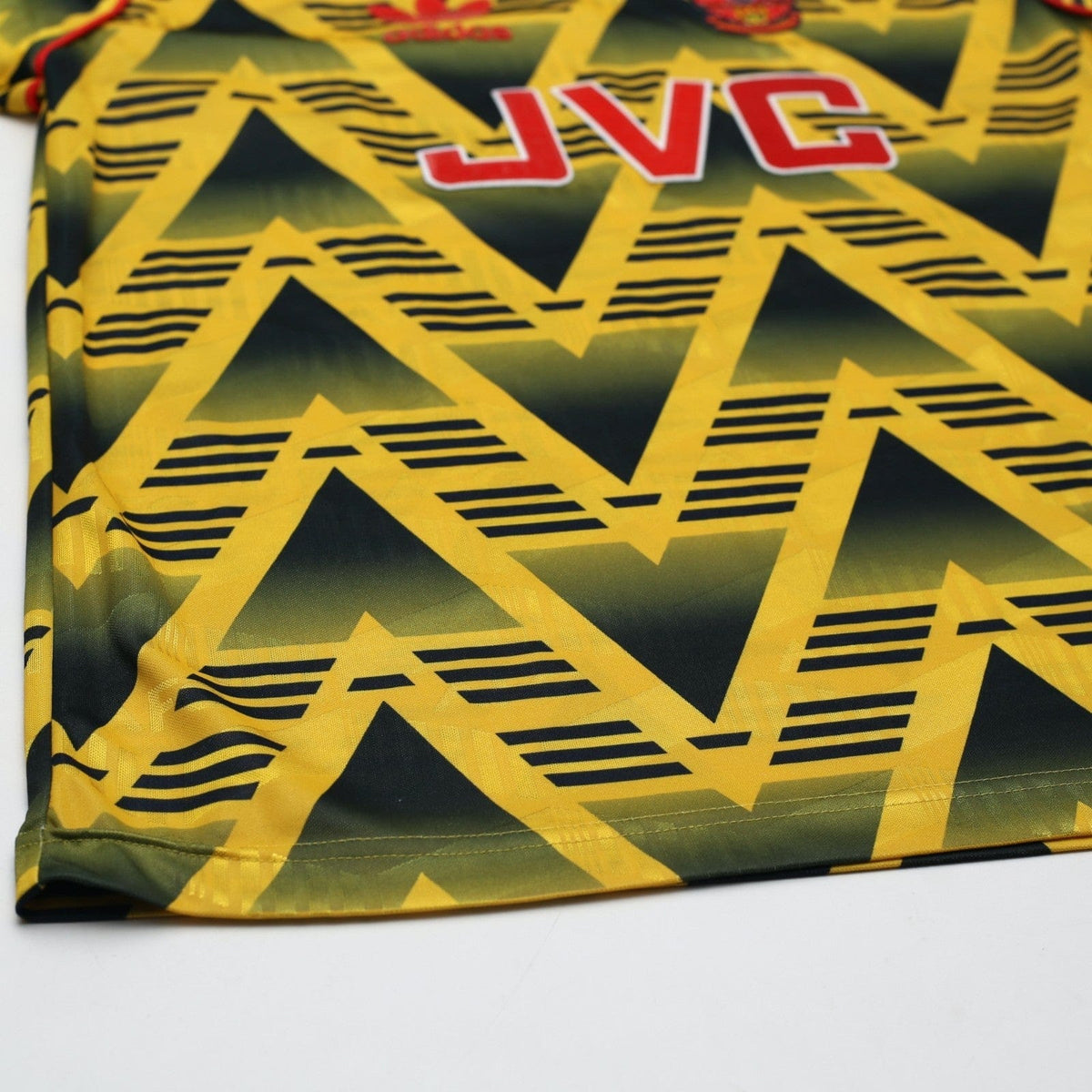 1991/93 Arsenal Retro adidas Originals Bruised Banana Away Football Shirt (S)