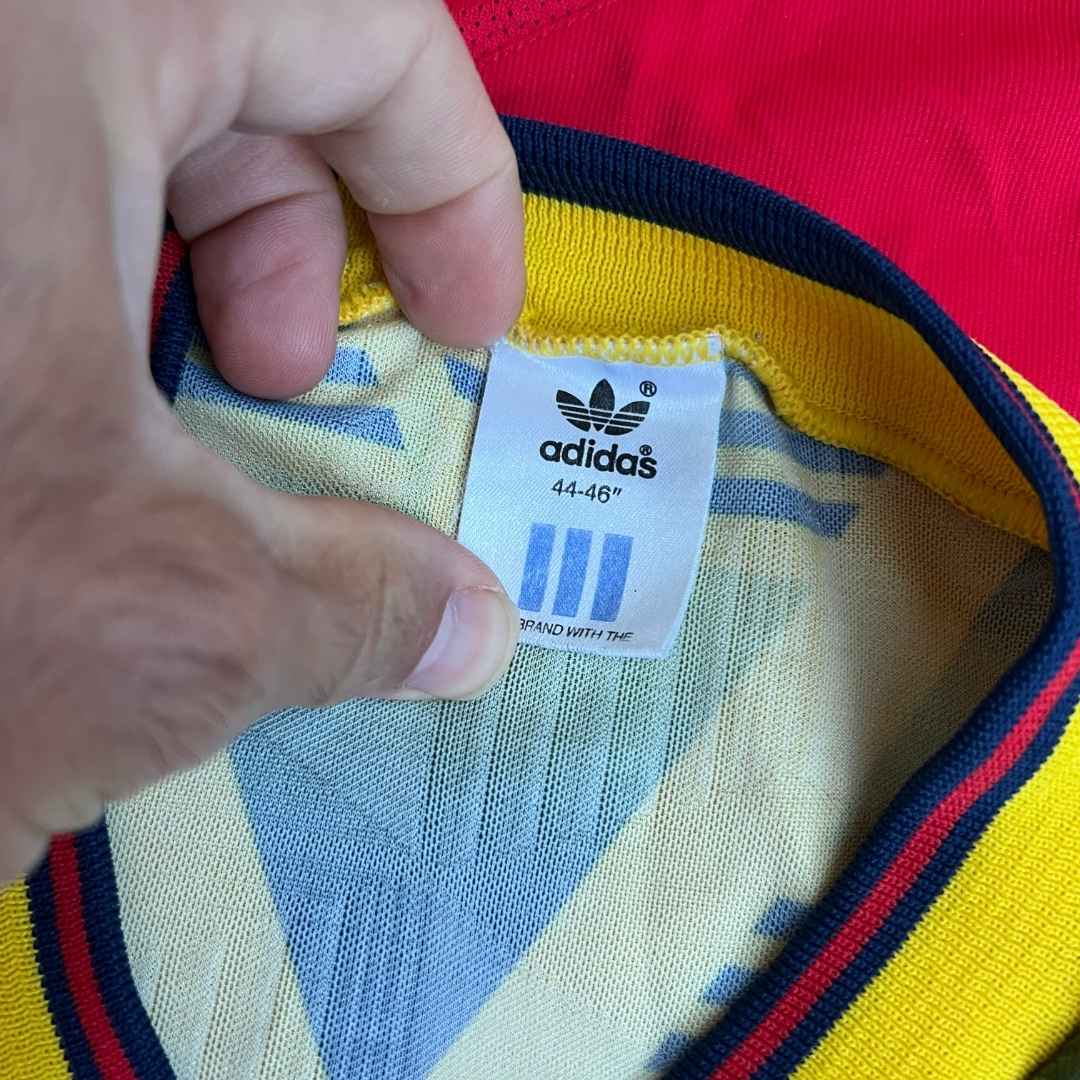 1991/93 Arsenal Vintage adidas Bruised Banana Away Football Shirt (XL) 44