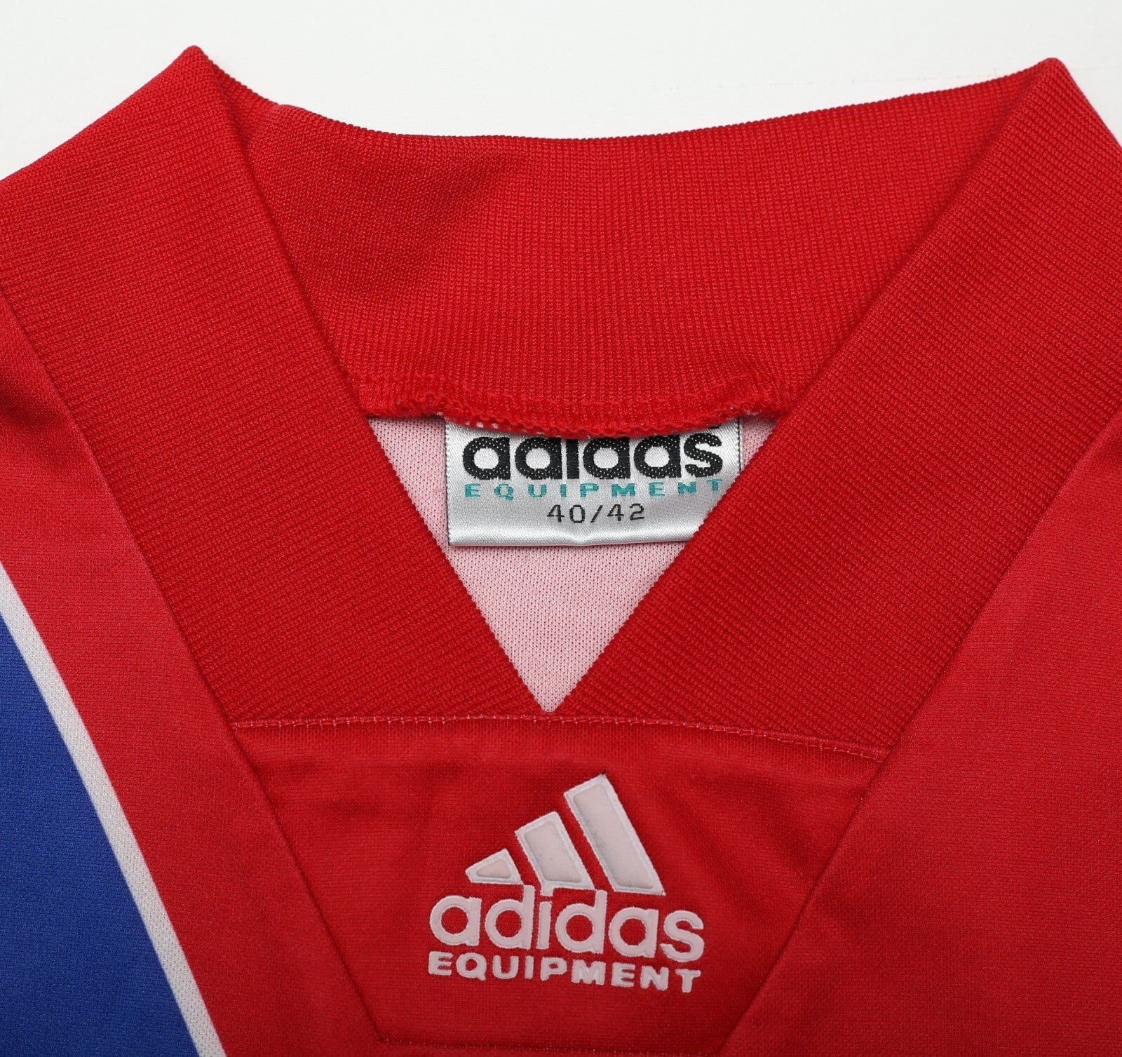 1991/93 BAYERN MUNICH Vintage adidas Home Football Shirt (L) 40/42
