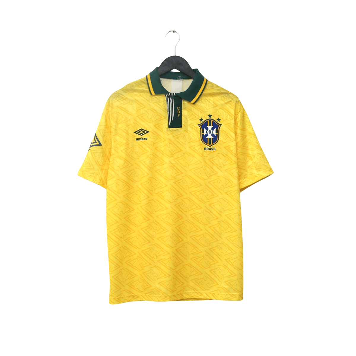 1991/93 Brazil Vintage Umbro Home Football Shirt (L)