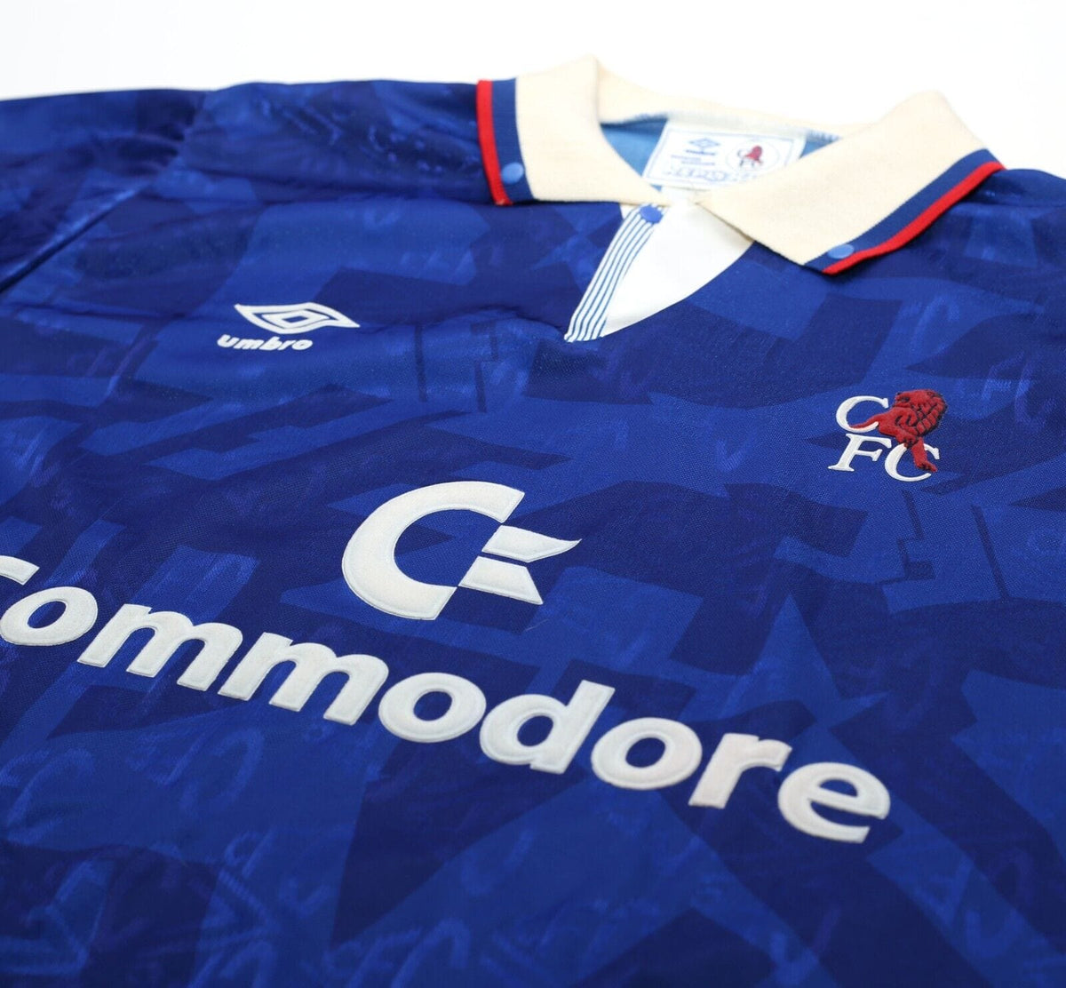 1991/93 CHELSEA Vintage Umbro Home Football Shirt (XL) Commodore BNWOT
