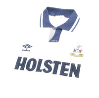 1991/93 GASCOIGNE #8 Tottenham Hotspur Vintage Umbro Home Football Shirt (L)