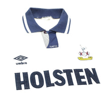 1991/93 GASCOIGNE #8 Tottenham Hotspur Vintage Umbro Home Football Shirt (L)