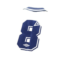 1991/93 GASCOIGNE #8 Tottenham Hotspur Vintage Umbro Home Football Shirt (L)