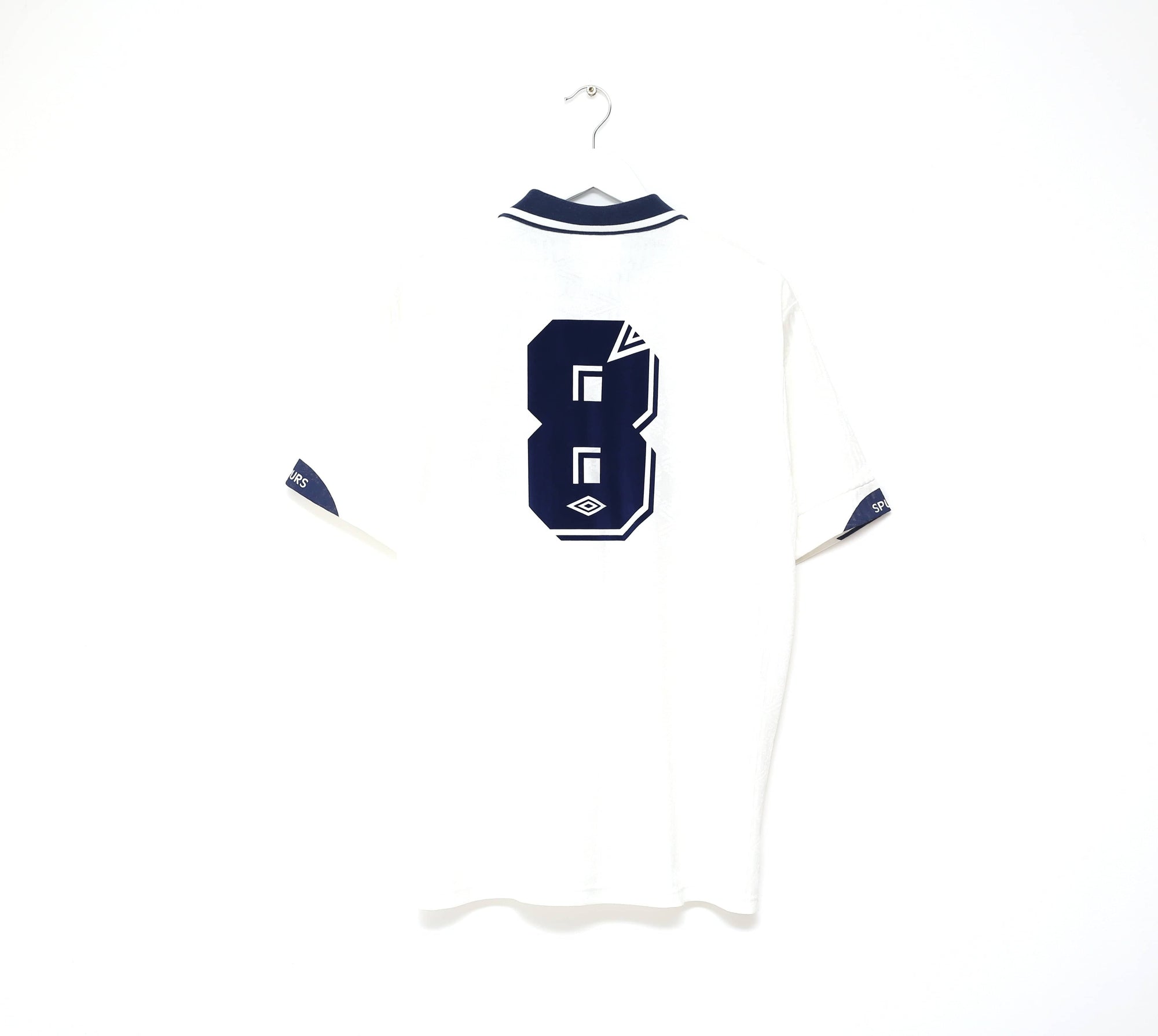 1991 93 GASCOIGNE 8 Tottenham Hotspur Vintage Umbro Home Football